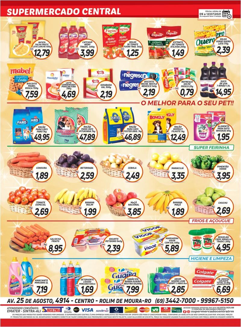 Promoção Supermercado Central, em Rolim de Moura Promoção Supermercado Central, em Rolim de Moura