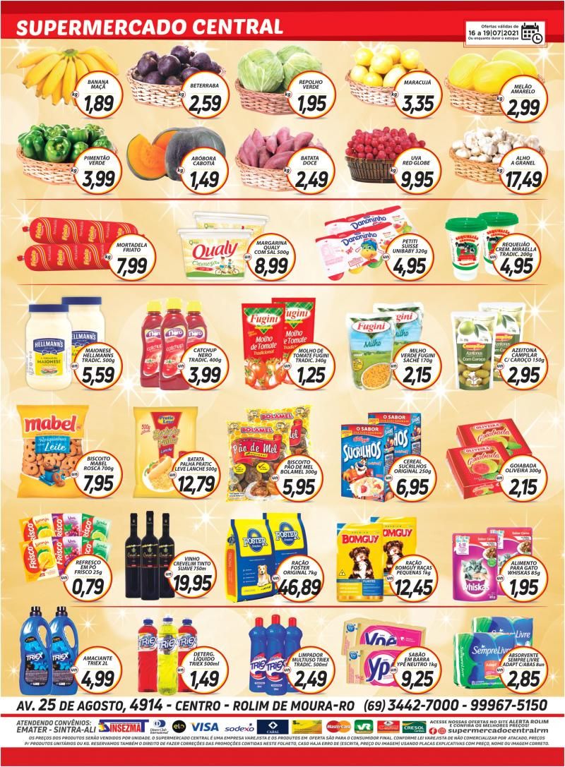 Promoção Supermercado Central, em Rolim de Moura Promoção Supermercado Central, em Rolim de Moura
