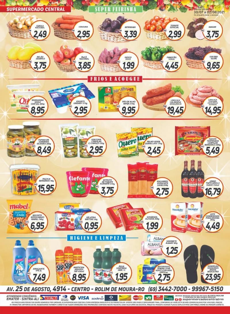Promoção Supermercado Central, em Rolim de Moura Promoção Supermercado Central, em Rolim de Moura