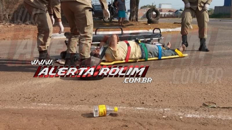 Motociclista inabilitado avança via e colide em carro nesta tarde de terça-feira em Rolim de Moura Motociclista inabilitado avança via e colide em carro nesta tarde de terça-feira em Rolim de Moura