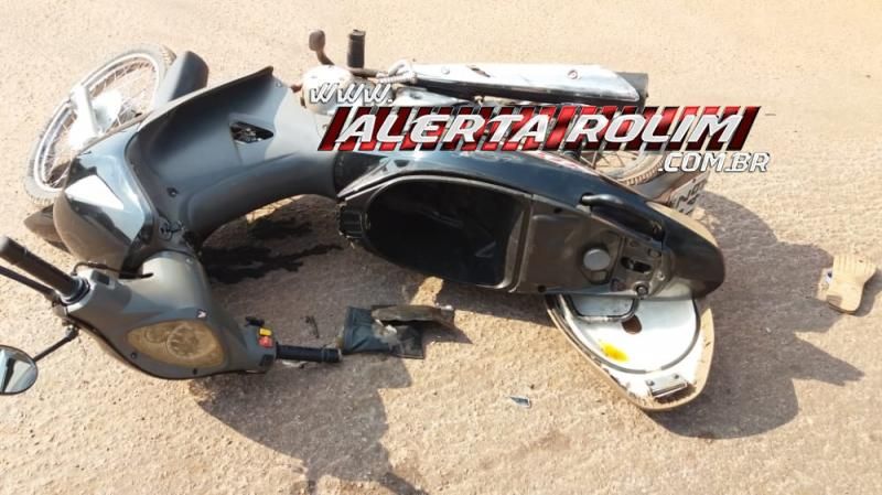 Motociclista inabilitado avança via e colide em carro nesta tarde de terça-feira em Rolim de Moura Motociclista inabilitado avança via e colide em carro nesta tarde de terça-feira em Rolim de Moura