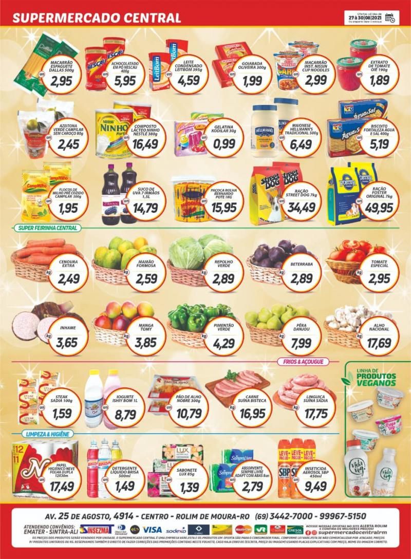 Promoção Supermercado Central, em Rolim de Moura Promoção Supermercado Central, em Rolim de Moura