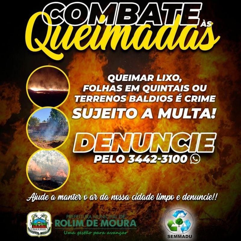 Secretário de Meio Ambiente diz que combater as queimadas é uma luta travada que necessita da ajuda da população Secretário de Meio Ambiente diz que combater as queimadas é uma luta travada que necessita da ajuda da população