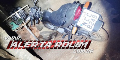 PM recupera moto horas depois de ser furtada no bairro São Cristóvão em Rolim de Moura PM recupera moto horas depois de ser furtada no bairro São Cristóvão em Rolim de Moura
