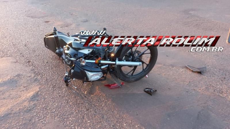 Colisão entre carro e moto no Boa Esperança deixa um ferido nesta tarde em Rolim de Moura Colisão entre carro e moto no Boa Esperança deixa um ferido nesta tarde em Rolim de Moura