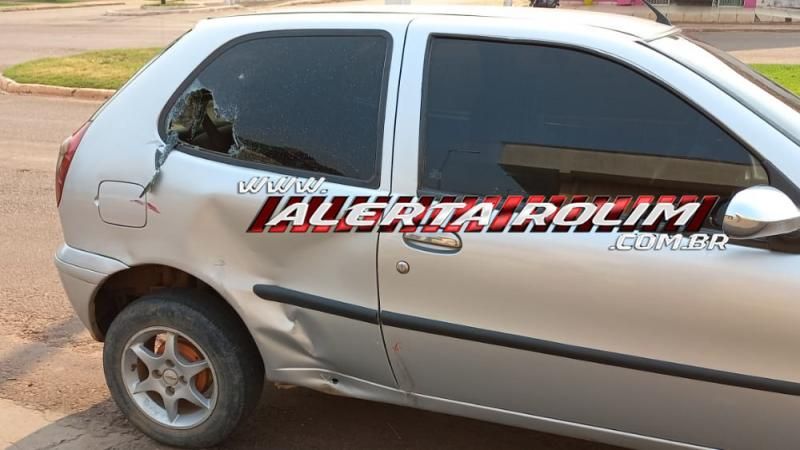 Colisão entre carro e moto resultou em vítimas nesta manhã de quarta-feira em Rolim de Moura Colisão entre carro e moto resultou em vítimas nesta manhã de quarta-feira em Rolim de Moura