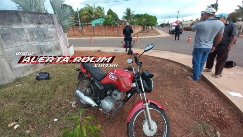 Colisão entre duas motos no bairro Cidade Alta resulta em 04 vítimas; uma delas em estado grave - Veja o vídeo do acidente Colisão entre duas motos no bairro Cidade Alta resulta em 04 vítimas; uma delas em estado grave - Veja o vídeo do acidente