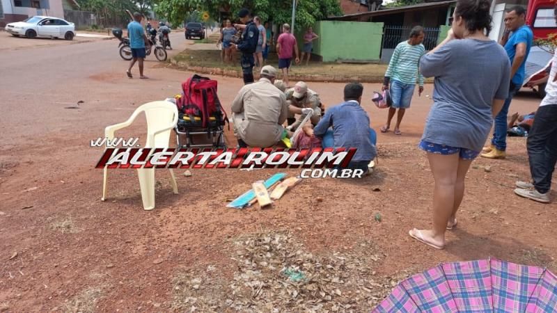 Motorista de carro foge do local após avançar via e causar grave acidente no bairro Cidade Alta em Rolim de Moura Motorista de carro foge do local após avançar via e causar grave acidente no bairro Cidade Alta em Rolim de Moura