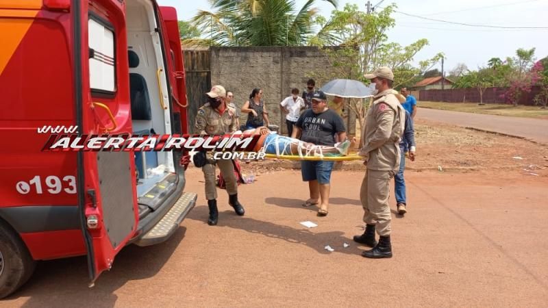 Motorista de carro foge do local após avançar via e causar grave acidente no bairro Cidade Alta em Rolim de Moura Motorista de carro foge do local após avançar via e causar grave acidente no bairro Cidade Alta em Rolim de Moura