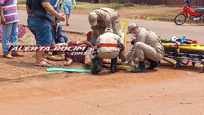 Motorista de carro foge do local após avançar via e causar grave acidente no bairro Cidade Alta em Rolim de Moura Motorista de carro foge do local após avançar via e causar grave acidente no bairro Cidade Alta em Rolim de Moura