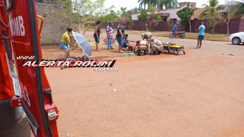 Motorista de carro foge do local após avançar via e causar grave acidente no bairro Cidade Alta em Rolim de Moura Motorista de carro foge do local após avançar via e causar grave acidente no bairro Cidade Alta em Rolim de Moura
