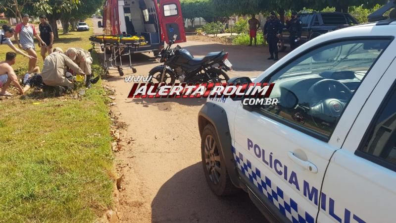 Manhã de domingo registra acidente com vítima em Rolim de Moura Manhã de domingo registra acidente com vítima em Rolim de Moura