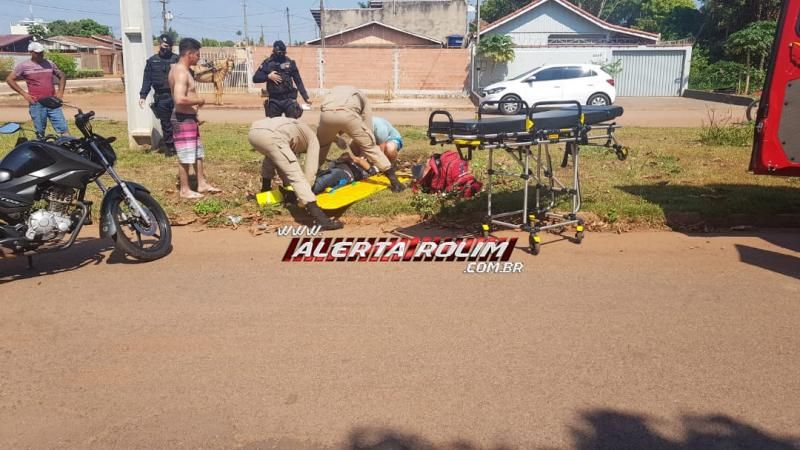 Manhã de domingo registra acidente com vítima em Rolim de Moura Manhã de domingo registra acidente com vítima em Rolim de Moura