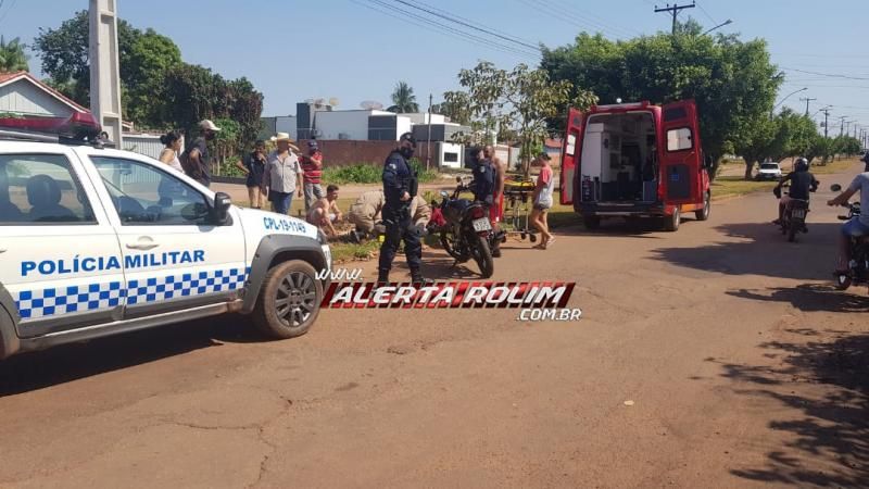 Manhã de domingo registra acidente com vítima em Rolim de Moura Manhã de domingo registra acidente com vítima em Rolim de Moura