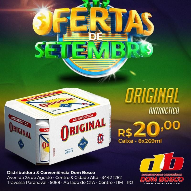 Ofertas de setembro da Distribuidora e Conveniência Dom Bosco em Rolim de Moura Ofertas de setembro da Distribuidora e Conveniência Dom Bosco em Rolim de Moura