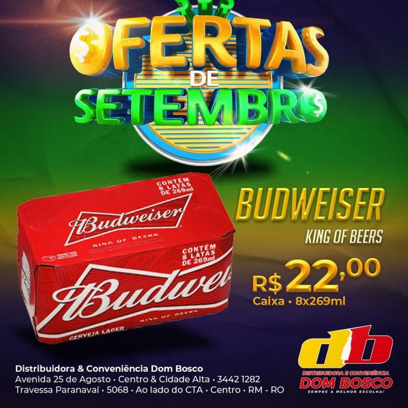 Ofertas de setembro da Distribuidora e Conveniência Dom Bosco em Rolim de Moura Ofertas de setembro da Distribuidora e Conveniência Dom Bosco em Rolim de Moura