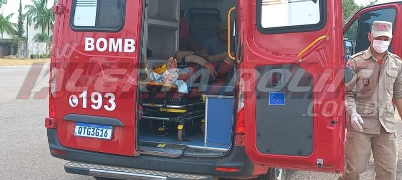 Pai e filho ficam feridos no primeiro acidente de trânsito do mês em Rolim de Moura Pai e filho ficam feridos no primeiro acidente de trânsito do mês em Rolim de Moura