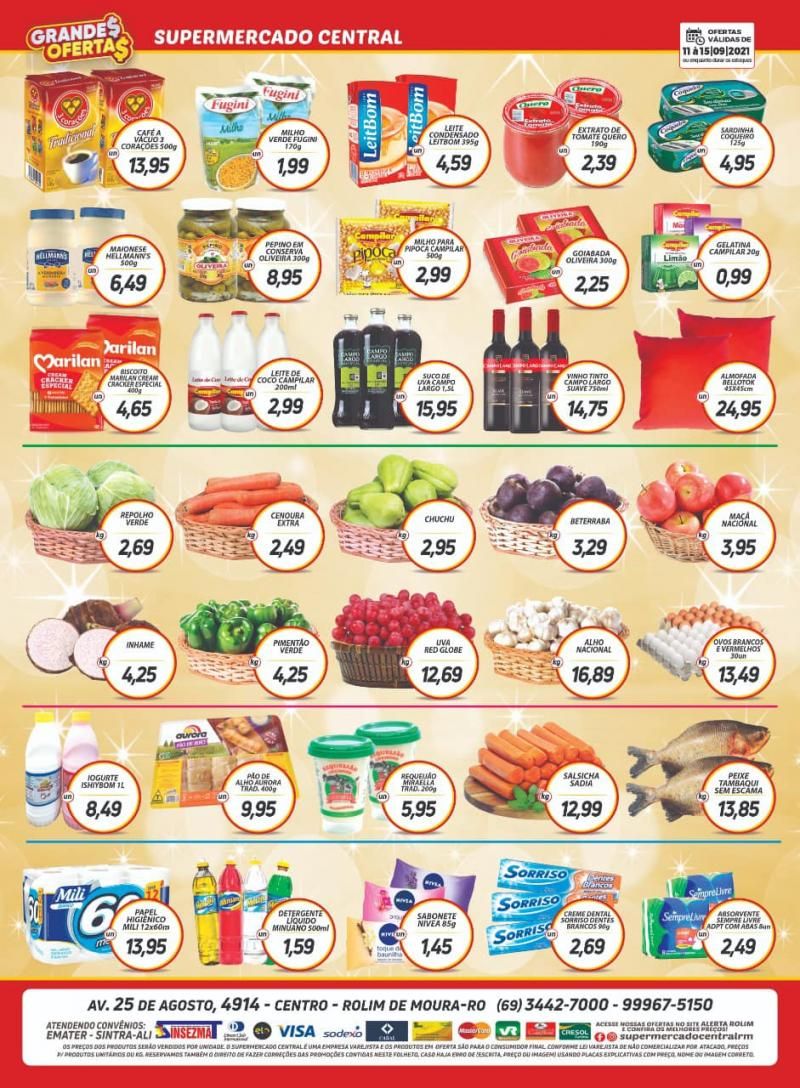 Promoção Supermercado Central, em Rolim de Moura Promoção Supermercado Central, em Rolim de Moura