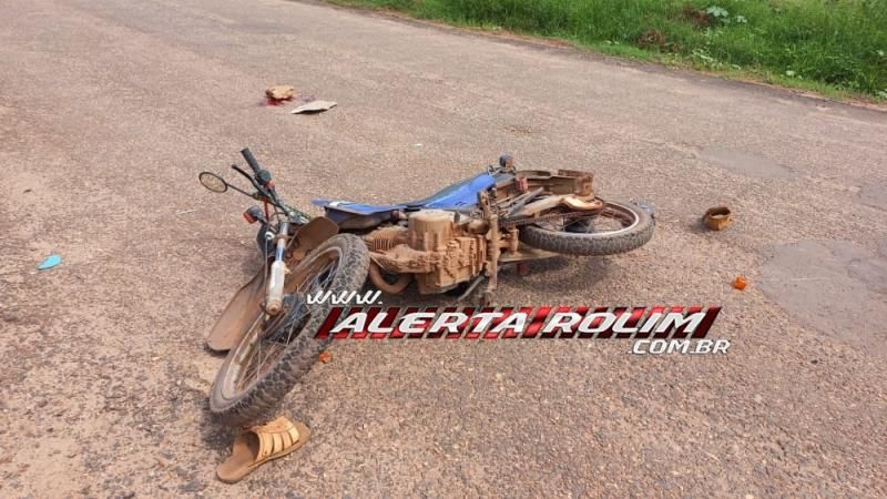 Motociclista é encaminhado a Cacoal após bater cabeça ao solo durante colisão com carro em Rolim de Moura Motociclista é encaminhado a Cacoal após bater cabeça ao solo durante colisão com carro em Rolim de Moura