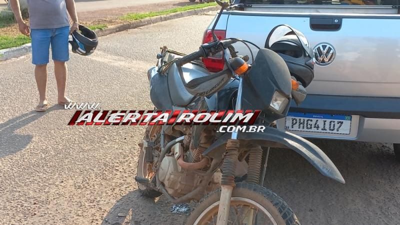 Semana começa com registro de acidente de trânsito em Rolim de Moura Semana começa com registro de acidente de trânsito em Rolim de Moura