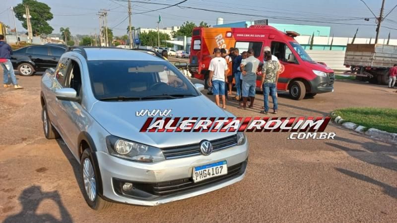 Semana começa com registro de acidente de trânsito em Rolim de Moura Semana começa com registro de acidente de trânsito em Rolim de Moura