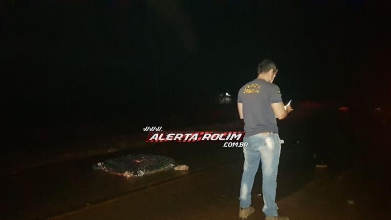 URGENTE - Motociclista morre ao colidir frontalmente em carro e ser atropelado por outro veículo, na RO-479 em Rolim de Moura