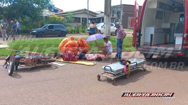 Condutora inabilitada avança via e ocasiona acidente de trânsito em Rolim de Moura Condutora inabilitada avança via e ocasiona acidente de trânsito em Rolim de Moura