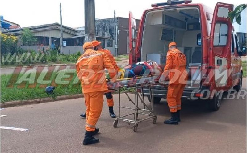 Condutora inabilitada avança via e ocasiona acidente de trânsito em Rolim de Moura Condutora inabilitada avança via e ocasiona acidente de trânsito em Rolim de Moura
