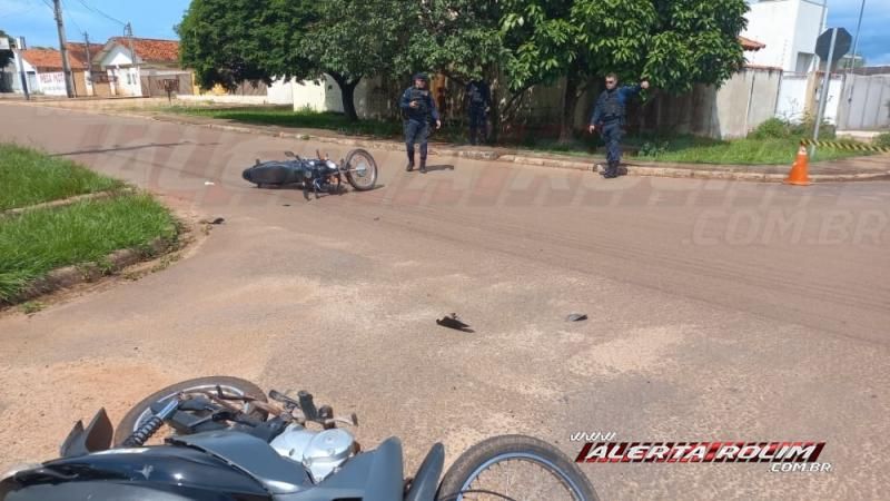 Condutora inabilitada avança via e ocasiona acidente de trânsito em Rolim de Moura Condutora inabilitada avança via e ocasiona acidente de trânsito em Rolim de Moura