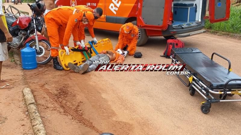 Entregador fica ferido após sofrer queda de moto na Rua Afonso Pena em Rolim de Moura - Vídeo Entregador fica ferido após sofrer queda de moto na Rua Afonso Pena em Rolim de Moura - Vídeo
