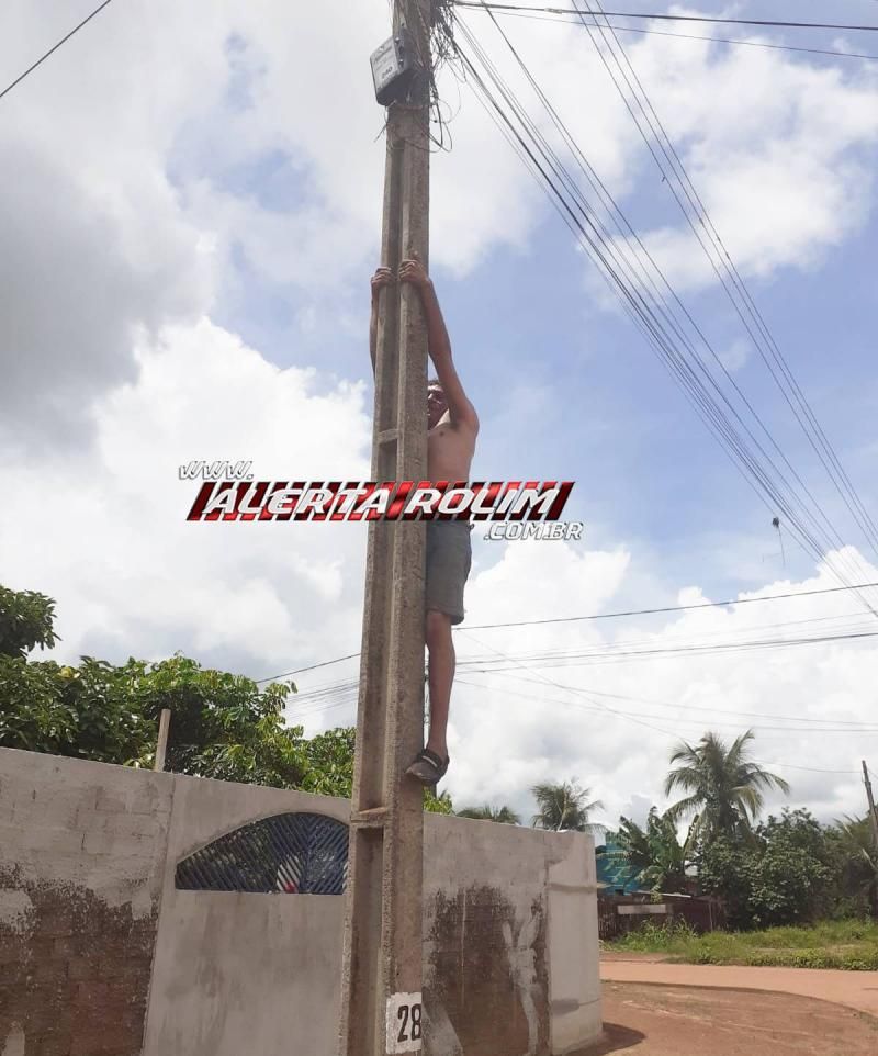 Homem é preso em flagrante pela PM enquanto tentava furtar fios em Rolim de Moura Homem é preso em flagrante pela PM enquanto tentava furtar fios em Rolim de Moura