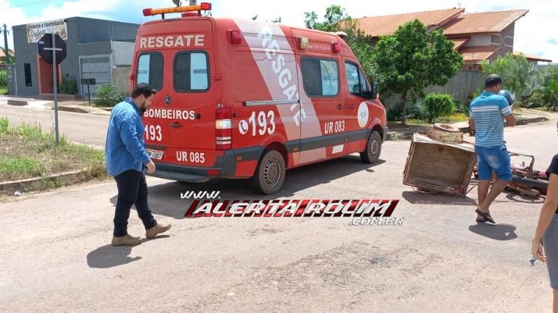 Primeiro acidente de trânsito do dia envolveu moto e carro e foi registrado no Jequitibá em Rolim de Moura Primeiro acidente de trânsito do dia envolveu moto e carro e foi registrado no Jequitibá em Rolim de Moura