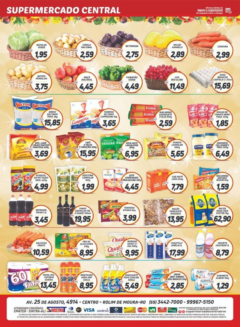 Promoção Supermercado Central, em Rolim de Moura Promoção Supermercado Central, em Rolim de Moura
