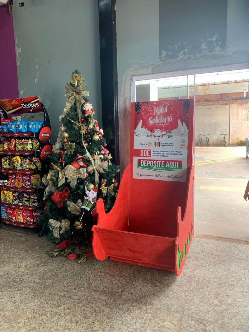 Campanha Natal solidário do Rotary de Rolim de Moura; Confira os pontos de coleta na cidade Campanha Natal solidário do Rotary de Rolim de Moura; Confira os pontos de coleta na cidade