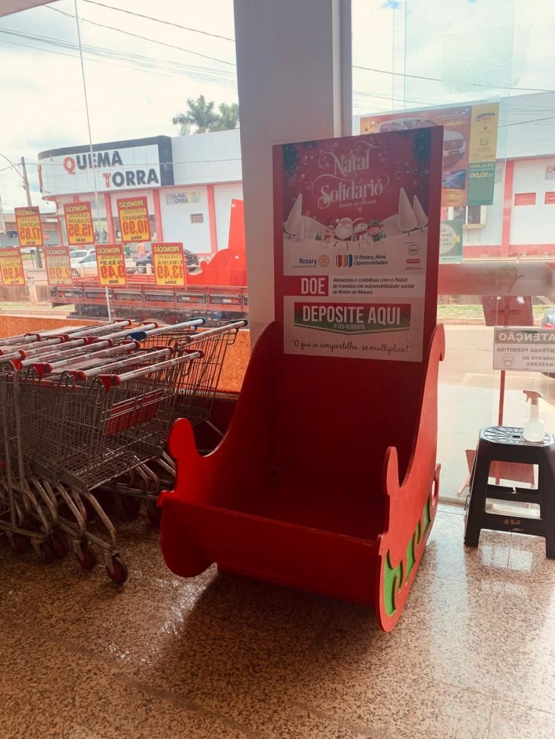 Campanha Natal solidário do Rotary de Rolim de Moura; Confira os pontos de coleta na cidade Campanha Natal solidário do Rotary de Rolim de Moura; Confira os pontos de coleta na cidade