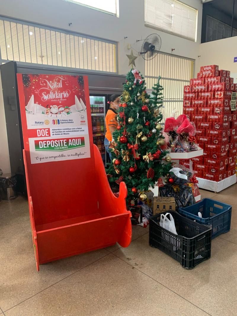 Campanha Natal solidário do Rotary de Rolim de Moura; Confira os pontos de coleta na cidade Campanha Natal solidário do Rotary de Rolim de Moura; Confira os pontos de coleta na cidade