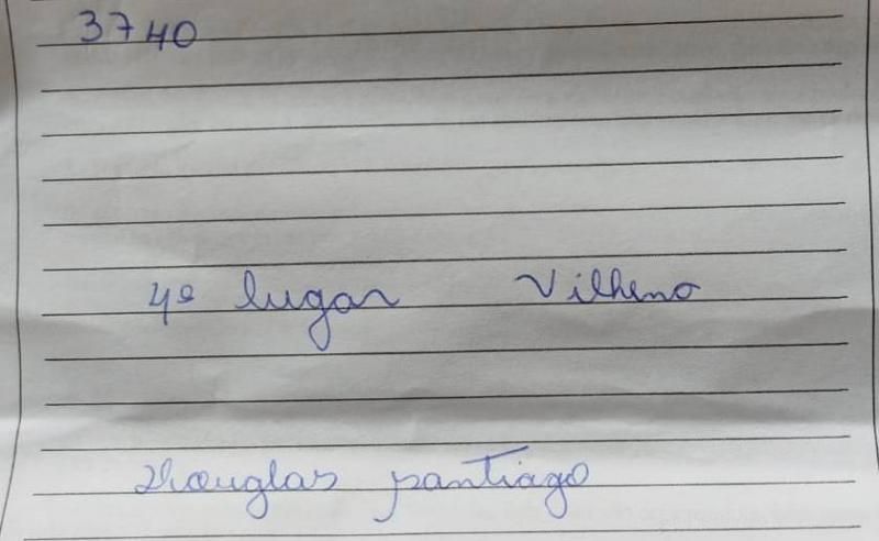 Classificação dos pescadores (competidores) no 4º FESTIVAL DE PESCA DE TAMBAQUI em Rolim de Moura Classificação dos pescadores (competidores) no 4º FESTIVAL DE PESCA DE TAMBAQUI em Rolim de Moura