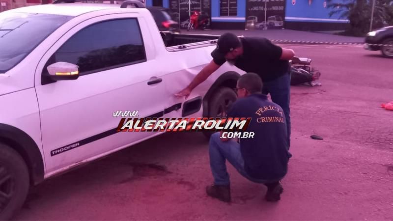 Colisão entre carro e moto na tarde de quinta-feira resultou em uma pessoa ferida em Rolim de Moura Colisão entre carro e moto na tarde de quinta-feira resultou em uma pessoa ferida em Rolim de Moura