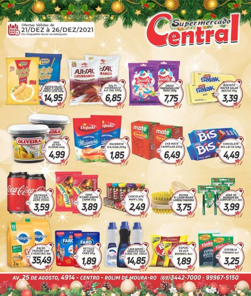 Natal de ofertas do Supermercado Central de Rolim de Moura Natal de ofertas do Supermercado Central de Rolim de Moura
