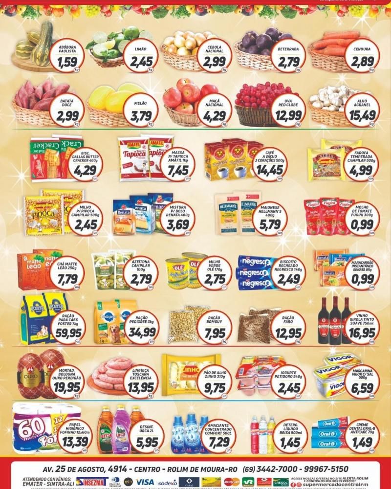 Promoção Supermercado Central, em Rolim de Moura Promoção Supermercado Central, em Rolim de Moura