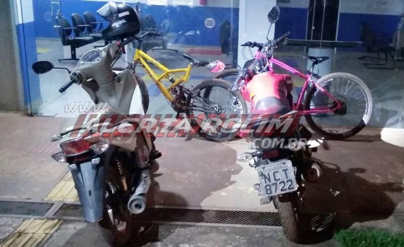 04 motos, produto de roubo e furto foram recuperadas pela Polícia Militar em Rolim de Moura 04 motos, produto de roubo e furto foram recuperadas pela Polícia Militar em Rolim de Moura