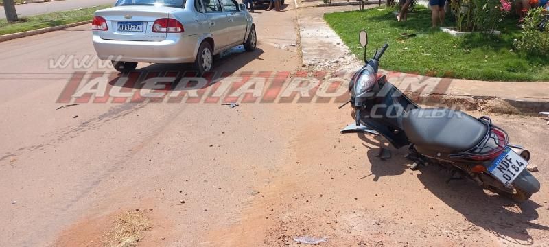 Acidente de trânsito envolvendo três veículos foi registrado nesta quinta-feira em Rolim de Moura - Vídeo Acidente de trânsito envolvendo três veículos foi registrado nesta quinta-feira em Rolim de Moura - Vídeo