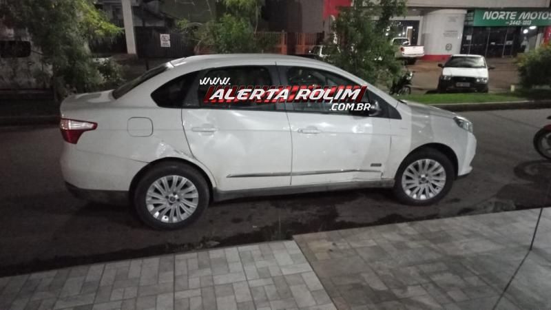 Colisão entra carro e moto na noite de sexta-feira resultou em um ferido em Rolim de Moura Colisão entra carro e moto na noite de sexta-feira resultou em um ferido em Rolim de Moura