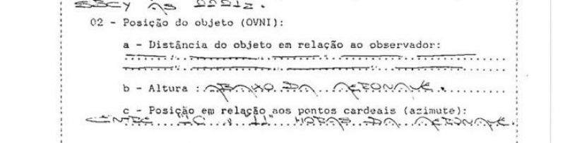 Governo Federal confirma presença de ovni Governo Federal confirma presença de ovni