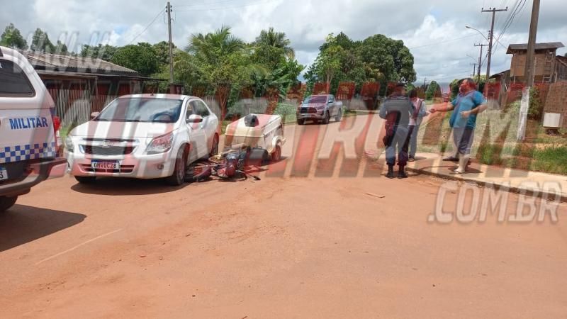 Mais um acidente de trânsito foi registrado nesta terça-feira em Rolim de Moura Mais um acidente de trânsito foi registrado nesta terça-feira em Rolim de Moura
