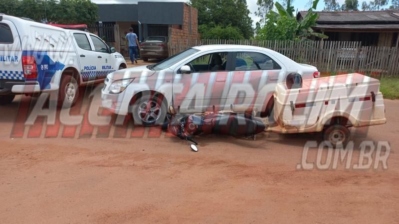 Mais um acidente de trânsito foi registrado nesta terça-feira em Rolim de Moura Mais um acidente de trânsito foi registrado nesta terça-feira em Rolim de Moura