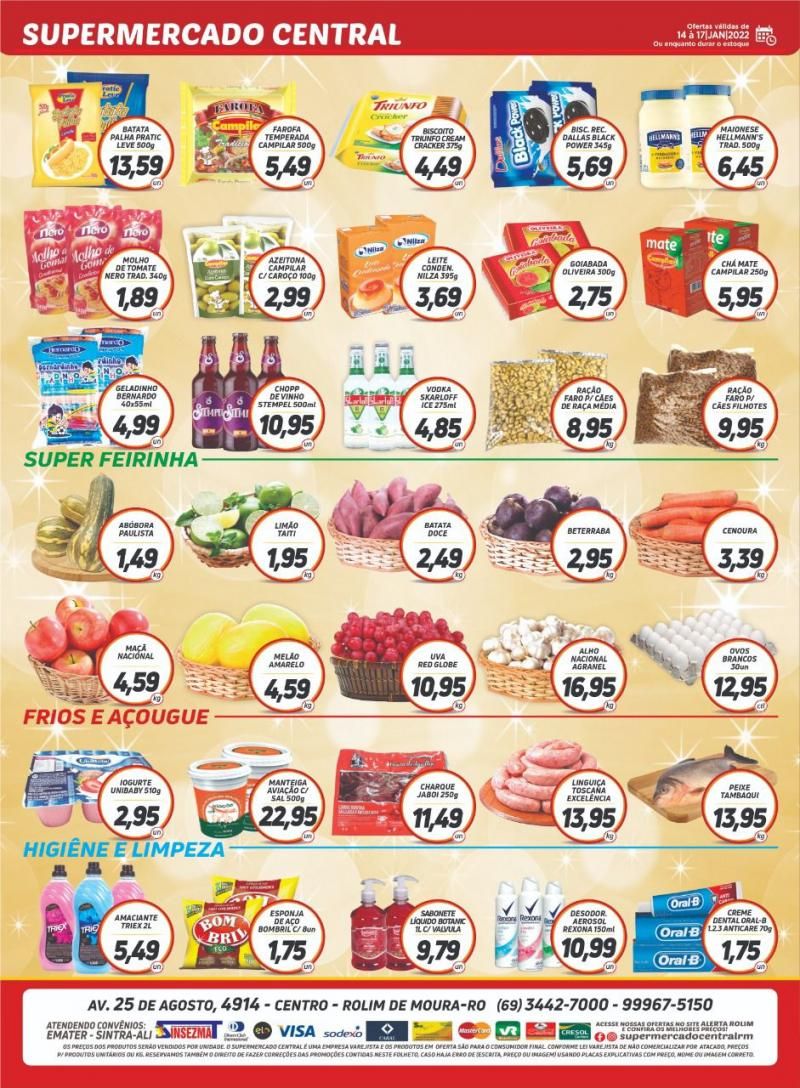 Promoção Supermercado Central, em Rolim de Moura Promoção Supermercado Central, em Rolim de Moura