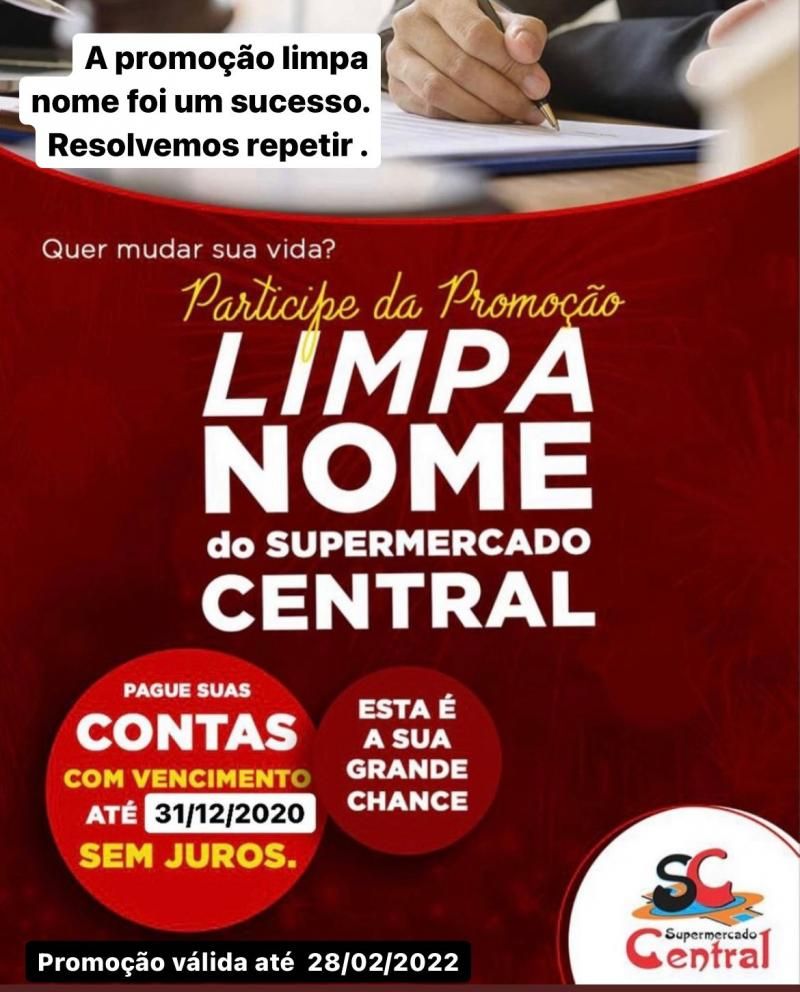 Promoção Supermercado Central, em Rolim de Moura Promoção Supermercado Central, em Rolim de Moura