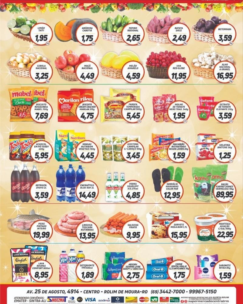 Promoção Supermercado Central, em Rolim de Moura Promoção Supermercado Central, em Rolim de Moura