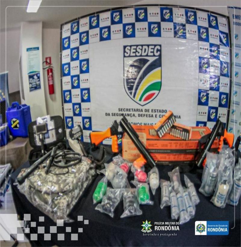 Segurança Pública de Rondônia é fortalecida com entrega de equipamentos e materiais Segurança Pública de Rondônia é fortalecida com entrega de equipamentos e materiais
